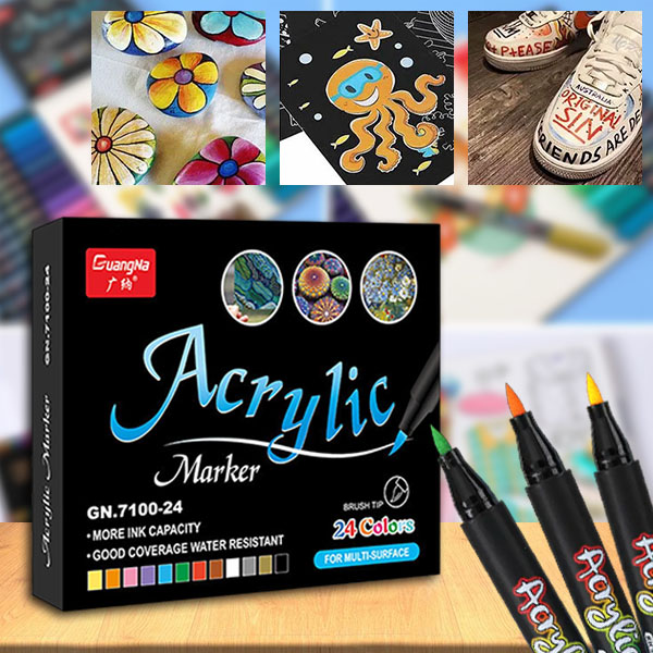 12-dijelni set akrilnih markera | ACRYLICPENS