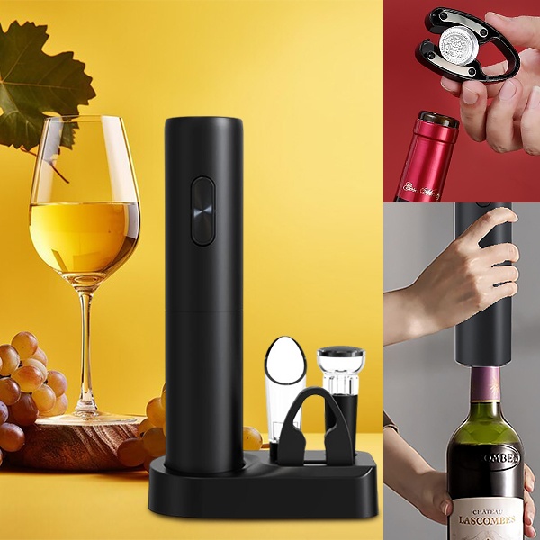 5 u 1 set električnog otvarača za vino | VINOCORK