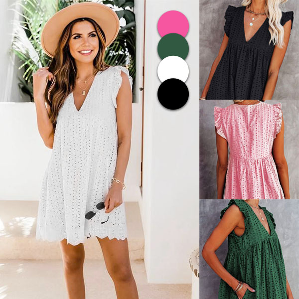 Opuštena ljetna haljina od čipke | BELLACHIC