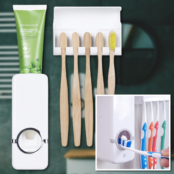 Dozator paste za zube i držač četkica | BRUSHBASE