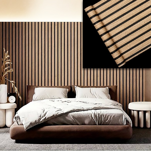 Elegantna zidna naljepnica s efektom drveta | LINEWALL