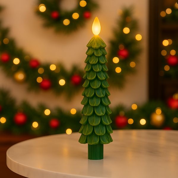 Blagdanska svijeća bez plamena koja treperi | CANDLETREE